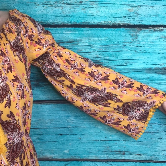 Wonderly Gold Yellow Bali State of Mind Romper - Picture 7 of 8